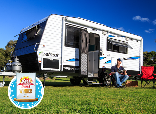 Retreat Caravans Win Best Aussie Vans Award