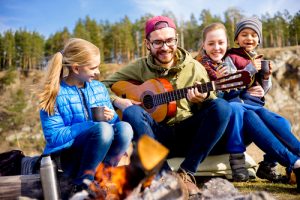 How Keep Kids Occupied While Camping camp fire fun