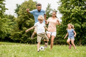 Fun Ways To Stay Fit With The Family playing
