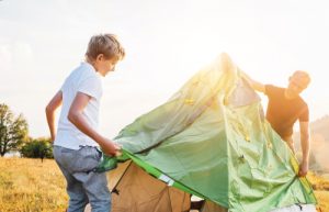 How Keep Kids Occupied While Camping do chores