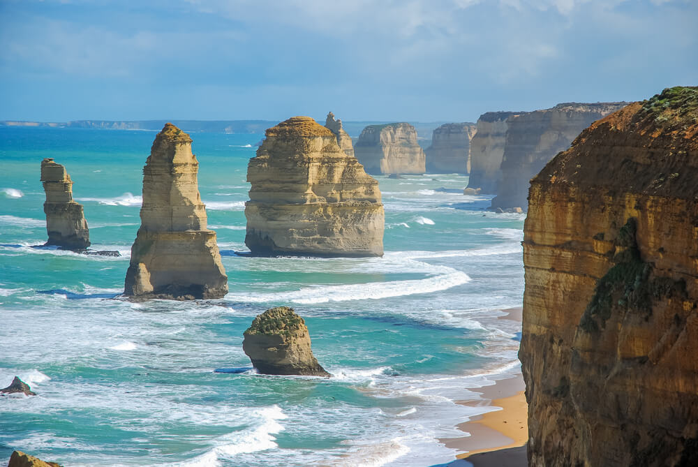 The Twelves Apostles at Port Campbell National Park, Victoria, Australia