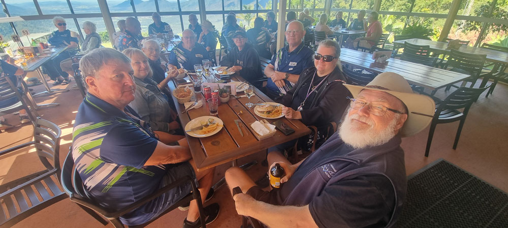 Retreat Caravan owners enjoying time together at Finch Hatton