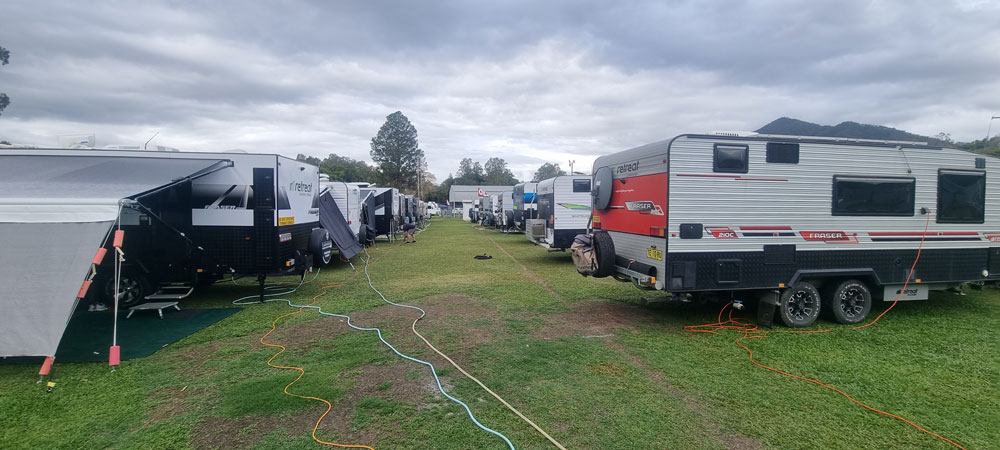 Queensland Retreat Caravan Group gathering at Finch Hatton